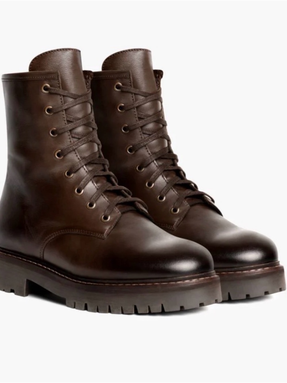 Thursday Boot Company Women's Java Leather Combat Boots